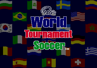 Pele II - World Tournament Soccer Title Screen